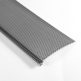 Gutter Guard, 6 In Powder-Coated Steel Gutter Screen, Heavy-Duty 75 Ft Length, 0.04 In Thickness, Leaf Guard For Debris And Leaves, Easy DIY Inst (Option: Default)