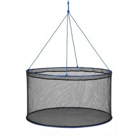 Foldable Fishing Net, Landing Fishing Pier Nets, Portable Drop Net For Pulling Up Fish, Durable And Fish-friendly, With Rope And Storage Bag, For (Option: Default)