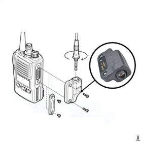 VX CN8 Audio Adapter Converters Are Suitable For Standard VX-581 VX-582 VX-582UFT VXD20 (Option: Black)