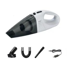 Car Vacuum Cleaner; 8000pa Cordless Rechargeable Car Mini Vacuum Cleaner; Handheld Dry & Wet Car Dust Remover For Car Home Office Desktop (Items: Wireless, Color: White)