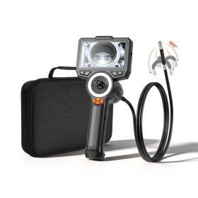 4-Way Articulating Endoscope With Light, True 1080P HD Industrial Borescope Inspection Camera With Articulated Probe, Flexible Snake Scope Cam Fo (Option: Default)